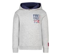SALT AND PEPPER Kapuzen-Sweatshirt mit Feuerwehr Print für Jungen T-Shirt, Gris, 92-98 Garçon