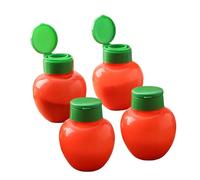 Salt And Pepper Shakers - Salt And Pepper Shaker Seasoning Jars,4 Pieces Small Jars Kitchen Gadget Manual Container For Cooking Table Restaurant RV Travel Camping