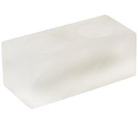 Salt Dreams 4041678004941 Lampe en Cristal de sel de l'hIMALAYA photophore Cube Blanc Double Ligne