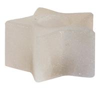 Salt Dreams 4041678006785 Lampe en Cristal de sel de l'hIMALAYA photophore Motif étoile Blanc