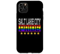 Salt Lake City Pride Drapeau Arc-en-Ciel Gay Lesbienne Queer LGBT Coque pour iPhone 11 Pro Max