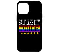Salt Lake City Pride Drapeau Arc-en-Ciel Gay Lesbienne Queer LGBT Coque pour iPhone 12/12 Pro