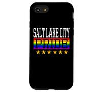Salt Lake City Pride Drapeau Arc-en-Ciel Gay Lesbienne Queer LGBT Coque pour iPhone SE (2020) / 7/8