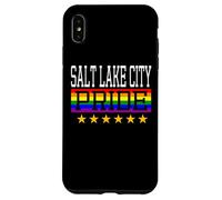 Salt Lake City Pride Drapeau Arc-en-Ciel Gay Lesbienne Queer LGBT Coque pour iPhone XS Max