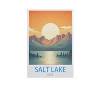 Salt Lake City，Puzzles 1000 Pièces Puzzles pour Adultes, Jeux Intellectuels Éducatifs Décoration De La Maison Soulagement du Stress Ensembles De Jouets pour La Famille（75x50cm）-AI10