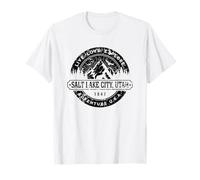Salt Lake City Utah USA Style Vieilli T-Shirt