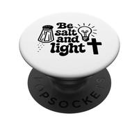 Salt & Light Be Ye Salt - Verset Bible chrétienne PopSockets PopGrip Adhésif