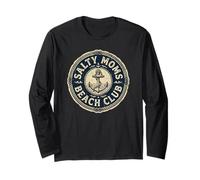 Salt Moms Beach Club Fun Ocean Loving Mothers Anchor Manche Longue