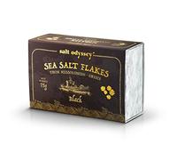 Salt Odyssey Flocons de Sel de Mer Noir, 75 g - Lot de 3