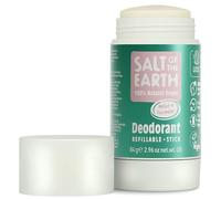 Salt of the Earth Déodorant naturel en stick sans aluminium, végétalien, protection durable, rechargeable, approuvé par le lapin sautant - Fabriqué au Royaume-Uni - 84 g