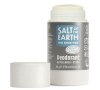 Salt of the Earth Déodorant naturel en stick vétiver et agrumes - Végétalien - Rechargeable - Certifié Leaping Bunny - Fabriqué au Royaume-Uni - 84 g
