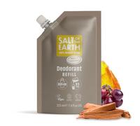 Salt of the Earth Recharge pour déodorant naturel 3 utilisations - Ambre et bois de santal - Vegan - Protection longue durée - Certifié Leaping Bunny - Fabriqué au Royaume-Uni - 2