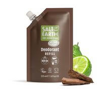 Salt of the Earth - Recharge Roll-On Déodorant Naturel, x3 Utilisations - Oud & Bergamote - Végan, Protection Longue Durée, Certifié Leaping Bunny, Fabriqué au Royaume-Uni - 225 ml