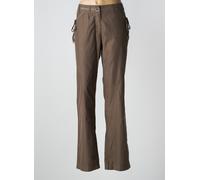 salt & pepper pantalons femme de couleur marron