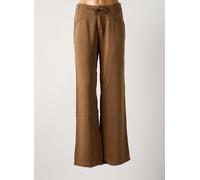 salt & pepper pantalons femme de couleur marron