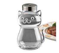 Salt Shaker - Lid Cute Animal Design Seasoning Dispenser | Leak Resistant Container Kitchen Table Barbecue Storage Jar for Home, Cooking, Camper, Farmhouse or Restaurant Dining