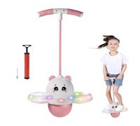 Salta Boule de triche pour, Panda sautant Balle avec lumière colorée, Balle de Saut Panda avec poignée | Jouet de Joint d'équilibre sans Glissement pour Anniversaire en Plein air