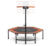 Trampoline Fitness - Salta - Ø 128 cm - Poignée amovible et réglable - Orange
