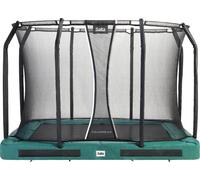 Salta | Trampoline Premium Ground avec filet - Vert - 305 x 214 cm
