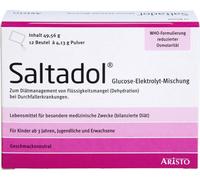 Saltadol Mélange de glucose et d'électrolytes Poudre, 12 sachets