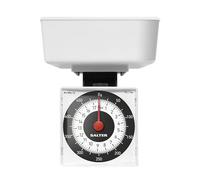 Salter 022 WHDR Balance de Cuisine Mécanique Diététique balance de pesée avec Bol, compacte, Capacité 0.5kg, Incréments 5g, Pèse Aliments Précis Portions, Balance s'adapte à l'Intérieur du Plateau