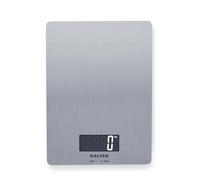 Salter 1103 SSDR Balance de Cuisine Numérique - Balance Électronique avec Écran LCD, Pesage des Aliments et Liquides, Ajouter, Peser, Tare Fonction, Facile à Nettoyer, Métrique, Acier Inoxydable