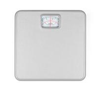 Salter 433 SVDR Pèse Personne Mécanique avec Aiguille - Balance avec Cadran Rotatif, Facile à Lire, Revêtement PVC Antidérapant, Compact, Capacité 120KG, Balance de Salle de Bain, Sans Pile, Blanc