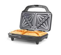 Salter Appareil à croque-monsieur - Machine à toasts antiadhésive à remplissage profond, cuisson de 2 sandwichs grillés, bol 4 tranches, contrôle automatique de la température, 900W