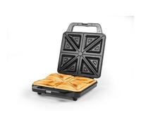 Salter Appareil à Croques 4 Tranches - Machine à Sandwichs Grillés et Presse à Paninis Électrique, Plaques Profondes Antiadhésives sans PFAS, Température Automatique, Croques XL 30% Plus Grands, 900W