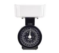 Salter Balance de Cuisine Mécanique avec bol Compacte - Capacité 5kg - Garantie 15 ans - Noir