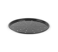 Salter Brilliance Pizza Pan - Acier émaillé vitrifié, Plaque à pâtisserie ronde antiadhésive, Compatible lave-vaisselle, Fabriqué au Royaume-Uni, 33 x 33 x 1.5cm, Sans PFAS, Noir moucheté