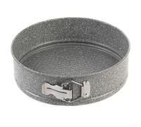 Salter BW02783G Marblestone 24cm Moule à gâteau - Antiadhésif Springform, Profondeur 6.5cm, Acier Au Carbone, De libération rapide, fermoir inclus, Sans PFOA, résistant au four jusqu'à 220 degrés
