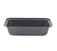 Salter Megastone Moule à Cake et à Pain 27cm Antiadhésif, Plat de Forme Rectangulaire, Sans PFOA, Passe au Four Jusqu'à 220°C, Parfait Pour Tout Types de Viandes et Légumes, Noir, BW07037EU7