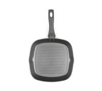 Salter BW11048EU7 Poêle Grill Antiadhésive, Poele à Griller 28cm, Design Cosmos, Revêtement Antiadhésif Durable, Sans PFOA, Compatible Plaques à Induction, Facile à Nettoyer, Gris/Noir