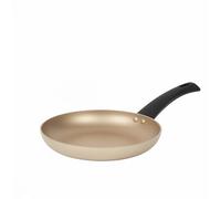 Salter BW11103EU7 24cm Poêle à Frire Antiadhésive, Design Olympus, Revêtement Antiadhésif Durable, Sans PFOA, Compatible Plaques à Induction, Facile à Nettoyer, Poignées Douces, Or/Noir