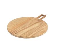 Salter BW13692EU7 Toronto Planche à pizza - Pelle à pizza en bois, planche à charcuterie/pâturage, bois d’acacia certifié FSC®, palette à pizza ronde avec poignée de service, cerceau suspendu