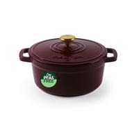 Salter Chester Cocotte en fonte, 2 L, rouge