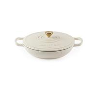 Salter Chester Cocotte en Fonte Émaillée Peu Profonde - Four Hollandais 30cm, Couvercle Auto-Arrosant, Fonte Durable, Compatible avec le Four, Convient à Tous Types de Plaques y Compris Induction