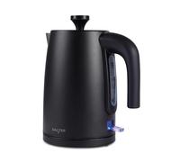 Salter EK5565MBLK Kuro 4-Slice Toaster - 7 Levels Of Variable Browning Control, Self Centering Bread Guides, Defrost, Reheat, Cancel Buttons, Anti-Jam Function, 1850W, Easy Clean Removable Crumb Tray