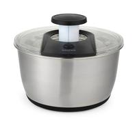 Salter Expert Essoreuse à Salade - 6 Litres, Bol à Double Usage avec Égouttoir, Laver, Sécher & Servir, Essoreuse de Laitue, Pompe Verrouillable pour un Rangement Facile, Base Antidérapante