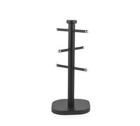 Salter Kuro Porte-mugs, acier carbone, 6 tasses, noir