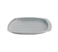 Salter Marblestone Plaque à chips, 38 cm, perforée | Acier carbone, revêtement antiadhésif sans PFOA, bords relevés, four jusqu’à 220 °C, format rectangulaire, nettoyage facile