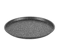 Salter® BW10690EU7 29 cm Poêle à pizza, Megastone Palladium Collection, Léger plateau de cuisson rond, revêtement antiadhésif, Facile à nettoyer, résistant au four, sans PFOA, acier au carbone, noir