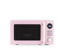 Salter Micro-ondes rétro numérique rose - 20 litres, dégivrage par temps/poids, plateau tournant en verre de 25,5 cm, minuterie de 95 minutes, 8 préréglages de cuisson automatique, four à micro-ondes