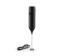 Salter Mousseur à lait rechargeable, à main, USB, noir