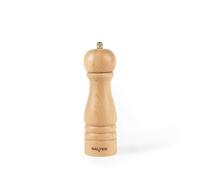 Salter Olea Moulin à Sel et Poivre - Moulin en Bois Certifié FSC®, Mécanisme Céramique, Mouture Réglable de Grossière à Fine, Utilisation Manuelle pour Sel ou Poivre, Beige