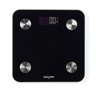 Salter Pèse-personne intelligent - 180 kg, 17 mesures corporelles, application Salter Health, graisse corporelle/eau, masse musculaire/osseuse, IMC et BMR, 8 mémoires utilisateur, noir, SA00655FEU6
