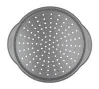 Salter Marblestone Plat à pizza 37 cm antiadhésif, Plat à Four Rond en Acier au Carbone avec Poignées, Sans PFOA, Base Perforée pour une cuisson homogène, Passe au four jusqu'a 220°C, BW12809EU7