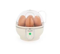 Salter Retro cuiseur à œufs, capacité 7 œufs, crème | 450 W, verre doseur avec perce-œuf, support à œufs amovible, voyants lumineux, format compact, pièces faciles à nettoyer