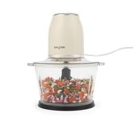 Salter Retro Hachoir électrique 1,2 L, bol en verre, 500 W, 2 vitesses